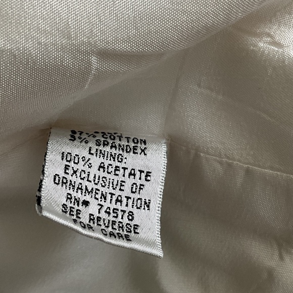 Cache White Utility Jacket with Belt, Size L - Picture 7 of 8